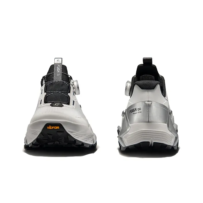 KAILAS FUGA DU BOA Running Shoes Men Low Top Cloud White Metallic Silver/Ink Black-3