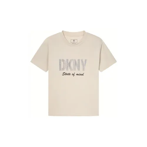 DKNY T-Shirts Women's Light Apricot