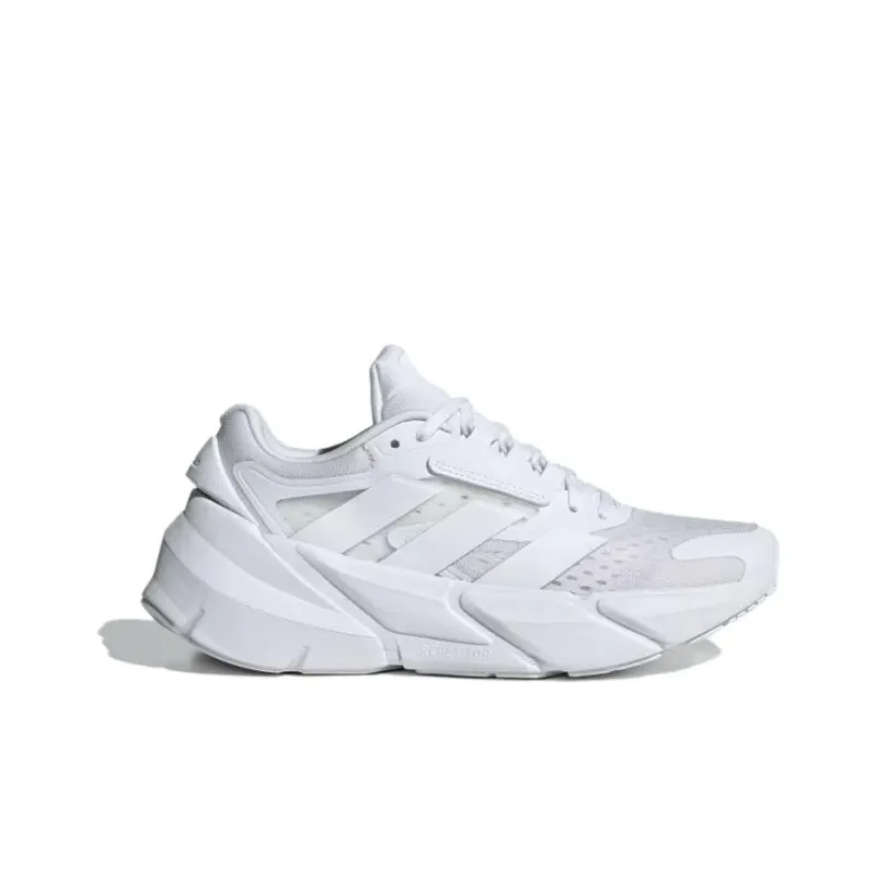 Adidas Adistar 2.0 Anti Slip Wear Resistant Low Top Long Distance Running Shoes Women's White-1