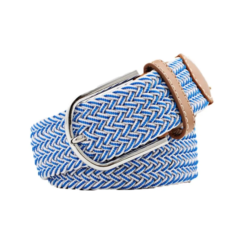 Mulinsen Canvas Elastic Casual Stretch Pin Buckle Woven Belt Unisex-8
