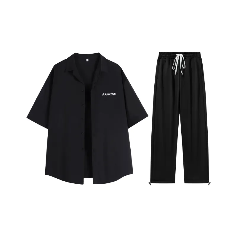 A.X.S.K Shirt Matching Set Unisex-0