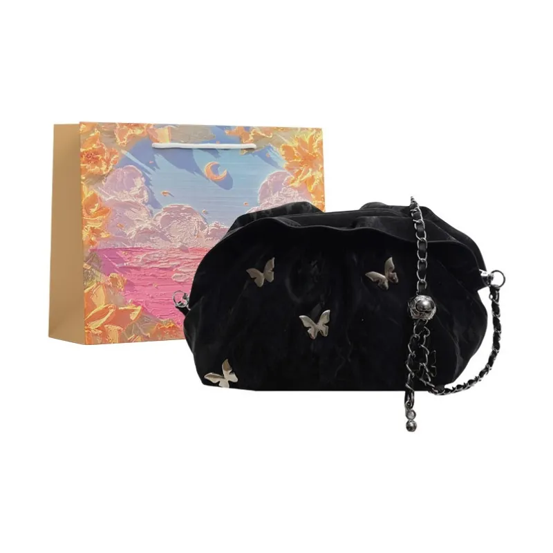 BRINCH PU One Shoulder Crossbody Shoulder Bag Women's Black/Ecru/Silver/Blue-0