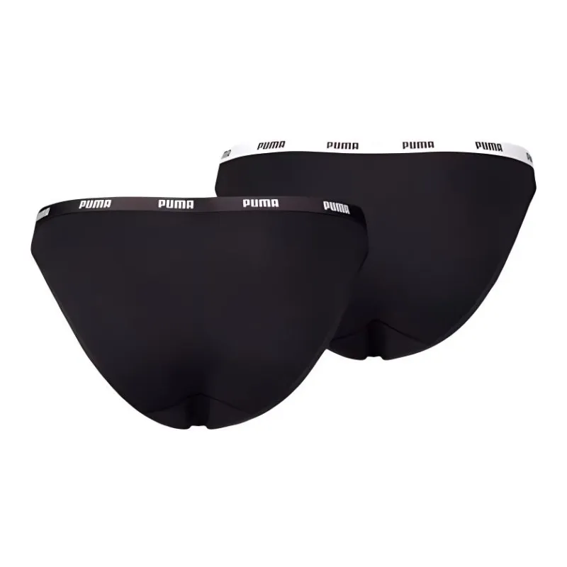PUMA Bikini Underwear 2 Pack Bikini Women's 2 Pack Black-1