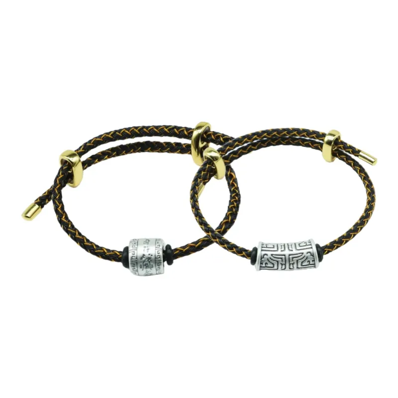 MAIQIDELIWU 999 Fine Silver Bracelets Unisex-2