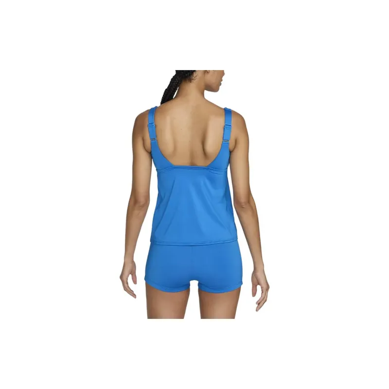 Nike Tankini Two Piece Swimsuit Women's Blue-1
