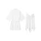 White (Robes+Camisole Dress)