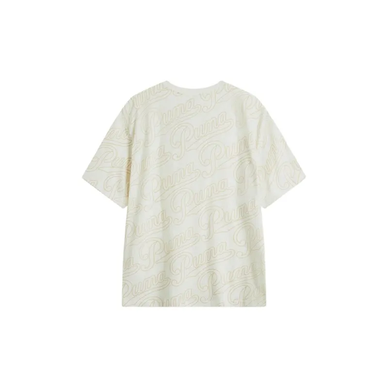 PUMA Drop Shoulder Sleeve T-Shirt Men's White-1
