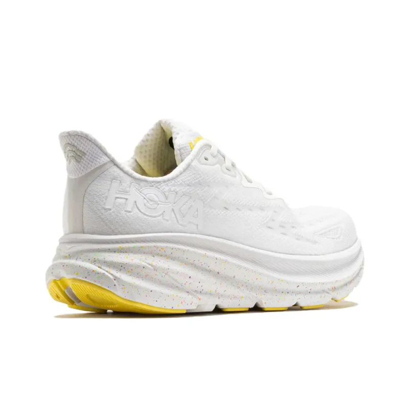 HOKA ONE ONE Clifton 9 White Lemonade Women's-4