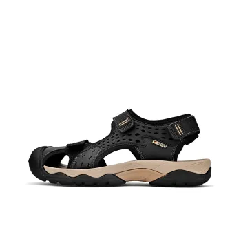 Bull charm Beach Sandals Men Black/Brown/Khaki