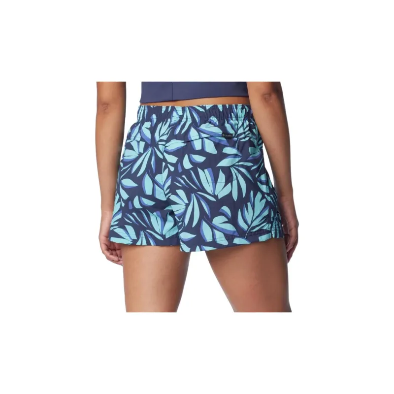 Columbia Sandy River™ II Printed Shorts Casual Shorts Women's Sea Blue-1