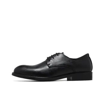 Romon Men's Casual Shoes Men Low-Top Black