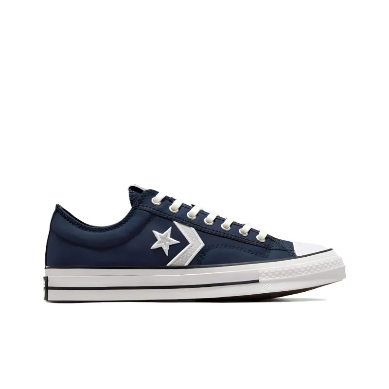 Converse Star Player 76 Abrasion Resistant Breathable Low Top Skateboard Shoes Unisex Blue White-1