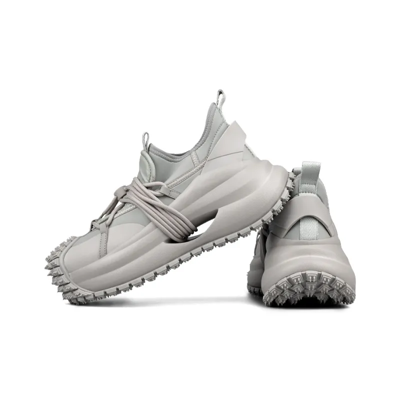 LOHAN·SIR Cushioned Wear-Resistant Height Increasing Low-Top Chunky Sneakers Men's-7