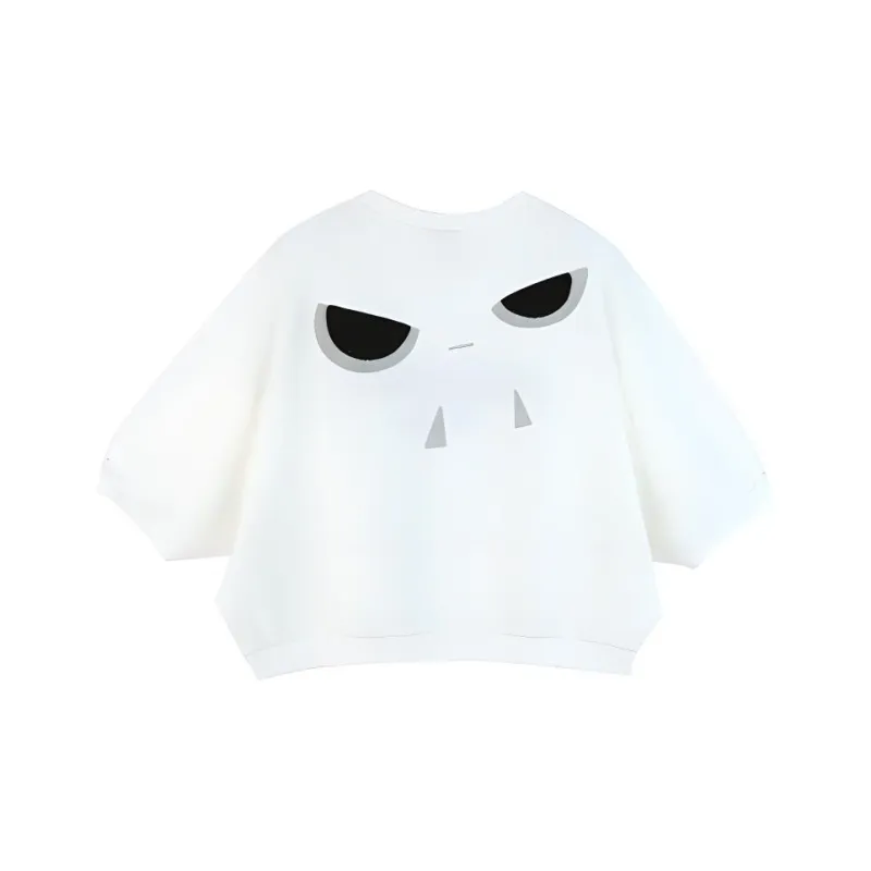 LALABOBO T Shirt Women's Raw White-1