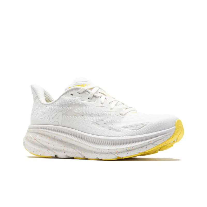 HOKA ONE ONE Clifton 9 White Lemonade Women's-3