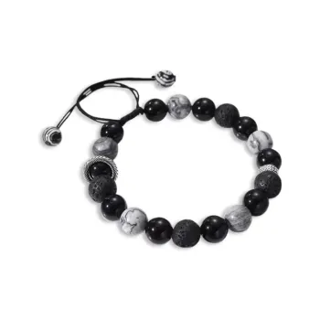 JOYDINNY Obsidian Bracelets Unisex