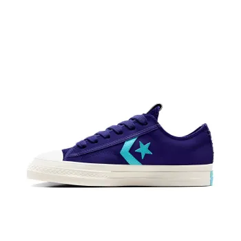 Converse Star Player 76 Slip Resistant Cushioning Abrasion Resistant Low Top Skateboard Shoes Unisex Purple