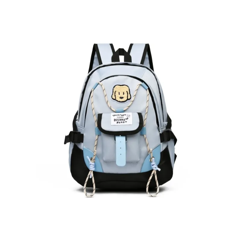 SUPERCUTE Nylon Fabric Backpack Women's Pink/White/Green/Blue-12