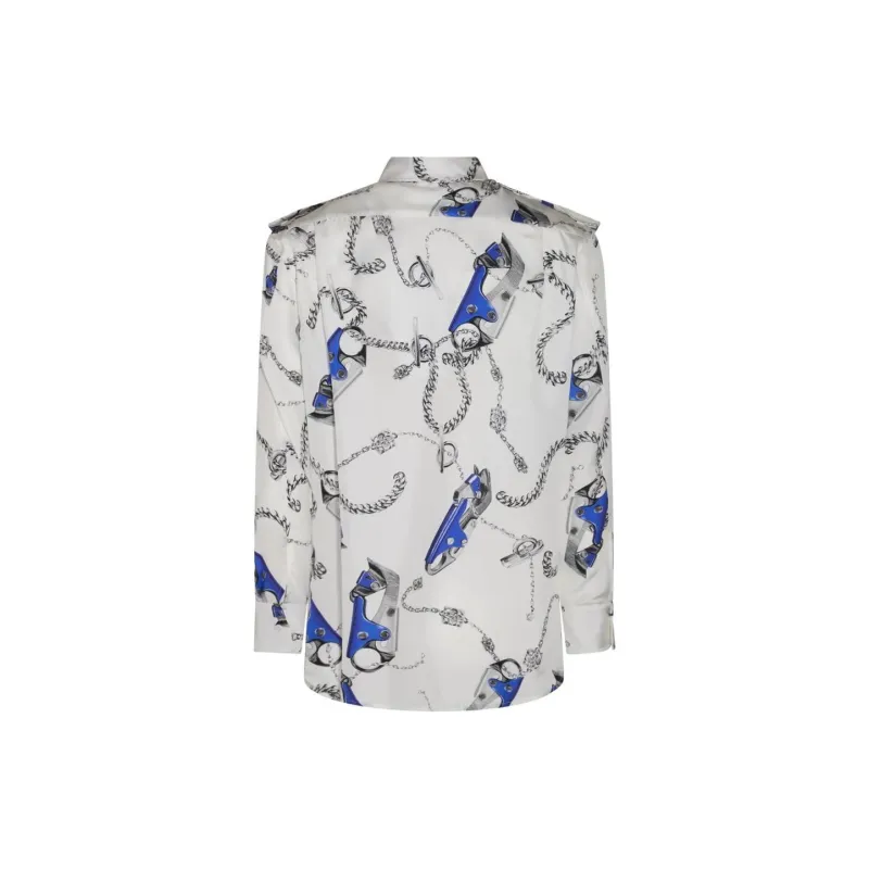 Burberry Knight Hardware Silk Shirt-1