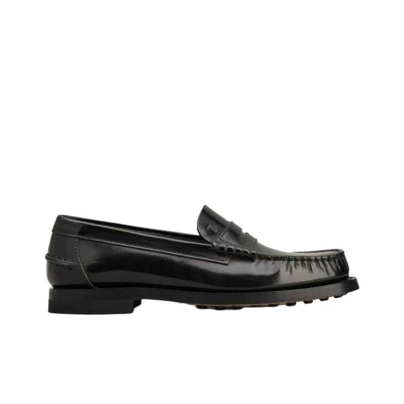 TOD'S Logo Embossed Penny Loafers Women's-1