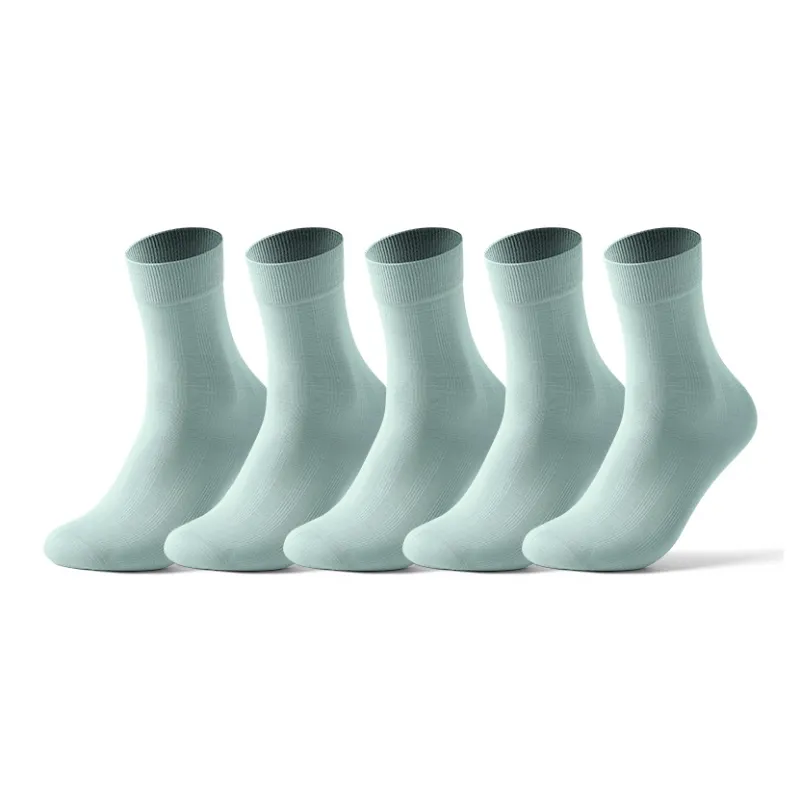 MIIOW Cool One Summer Series Mid Calf Socks Men's 5 Pack-17