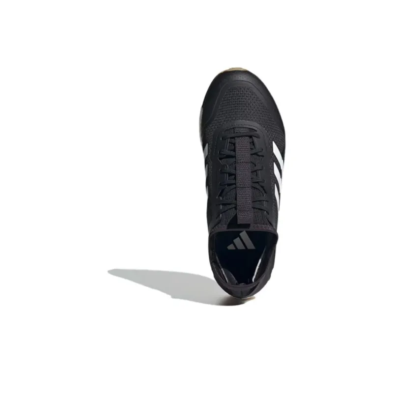 Adidas Anti-Slip Wear-Resistant Low-Top Training Shoes Women's Black White Yellow-3