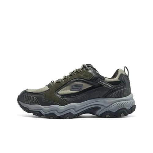 Skechers OUTDOOR Hiking / Trekking Shoes Men Low-Top Olive/Brown