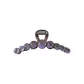 Shimmer Purple Round Bead Tubas Claw Clip