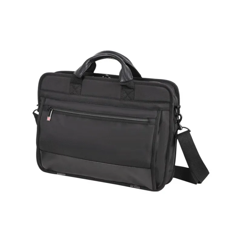 Lenovo Nylon, Polyamide Portable Briefcase, One Shoulder Crossbody Laptop Bag Regular Unisex Black-1