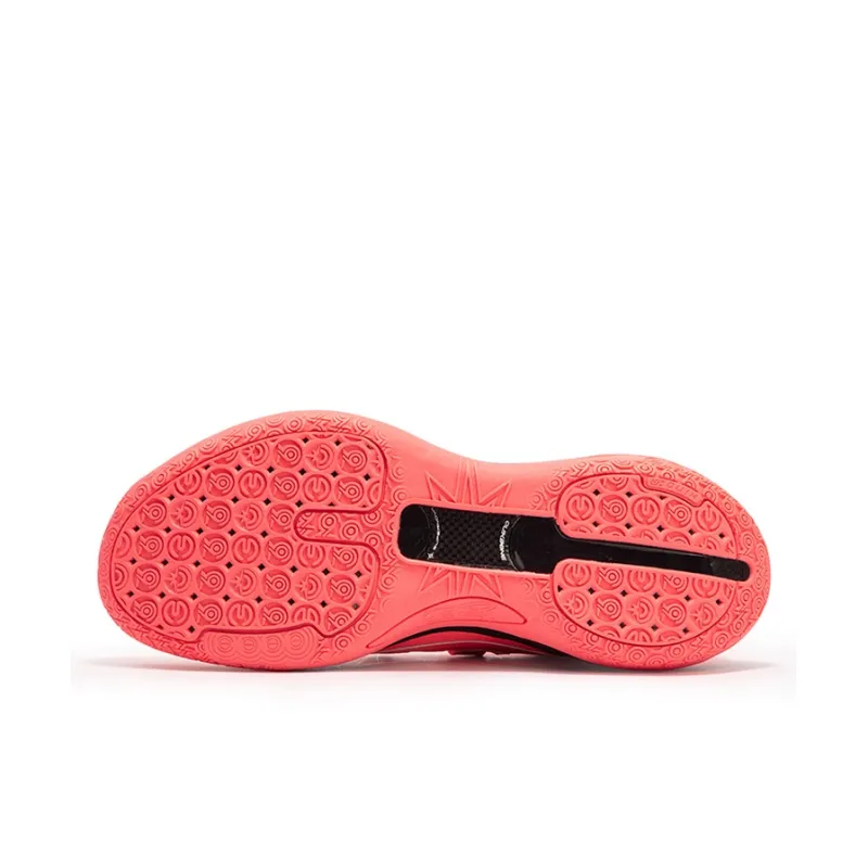 361° Super Nova 2.0 PRO Basketball Shoes Men Low Top Fluorescent Begonia Pink/Obsidian Black-4