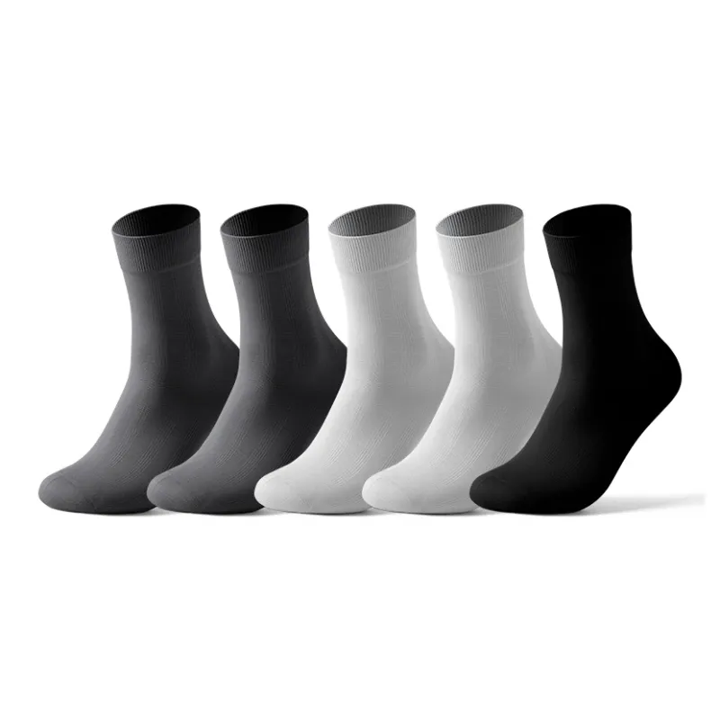 MIIOW Cool One Summer Series Mid Calf Socks Men's 5 Pack-23