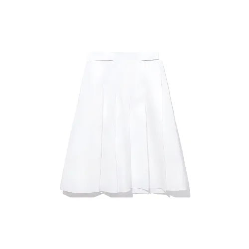 WE11DONE Casual Long Skirts Women's White