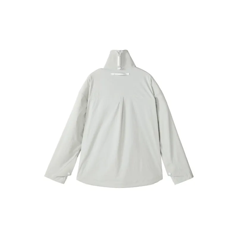 NORVINCY Outerwear Trendy Brand Half Open Collar Without Hood Sweatshirt Unisex-4