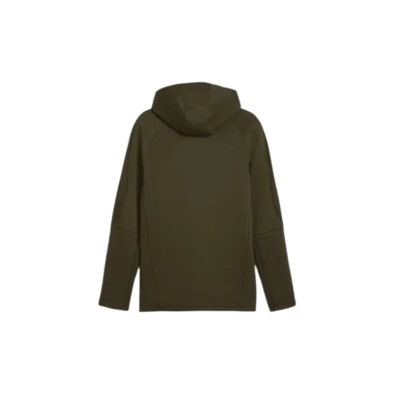 PUMA EVOSTRIPE Full Zip Hoodie Men Jackets & Coats Men's Dark Olive-1