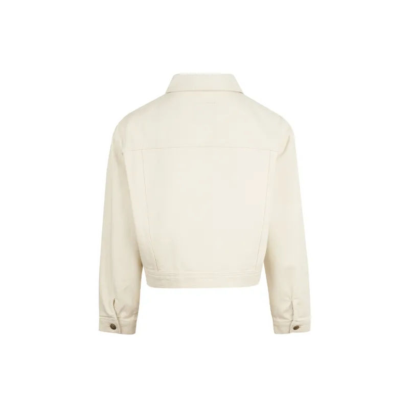 JESSYLINE Denim Jacket Women's White-1