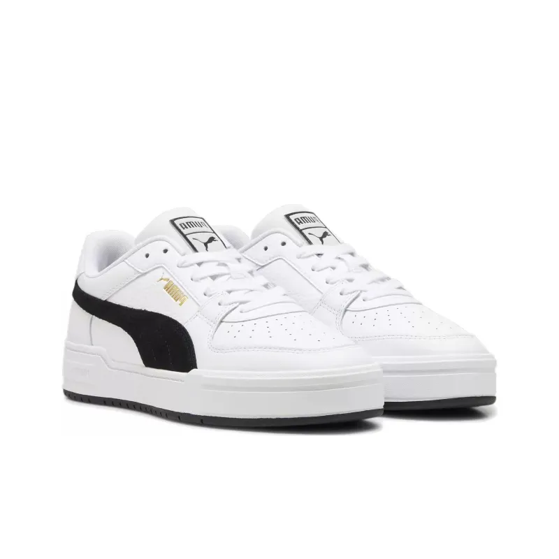 PUMA Ca Pro Low Top Skateboard Shoes Unisex White Black-3