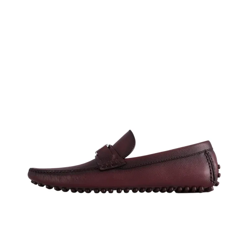 LOUIS VUITTON Hockenheim Gommino Loafers Men's Brown-0