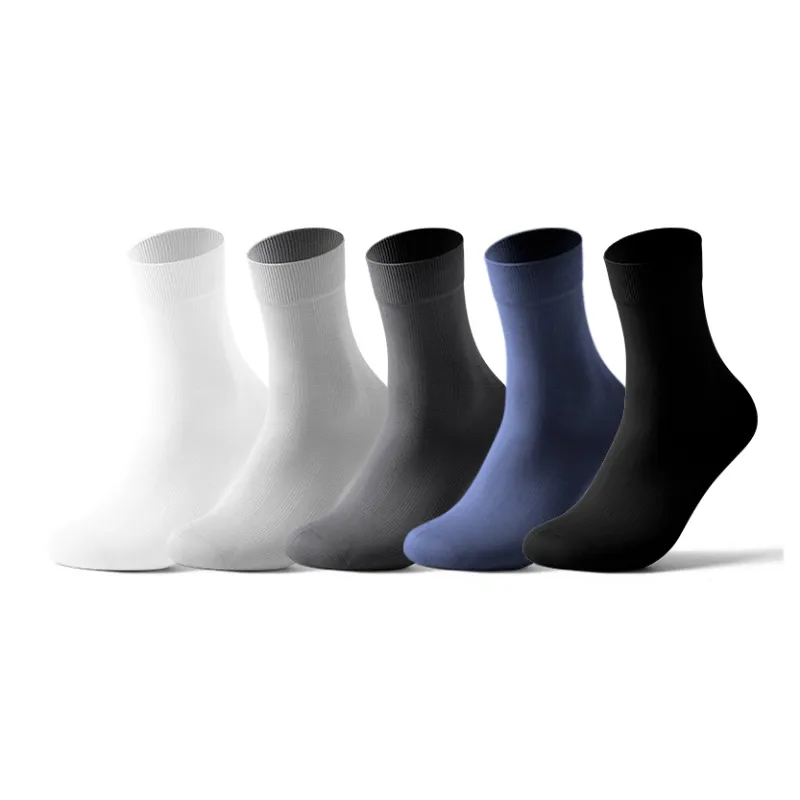 MIIOW Cool One Summer Series Mid Calf Socks Men's 5 Pack-3