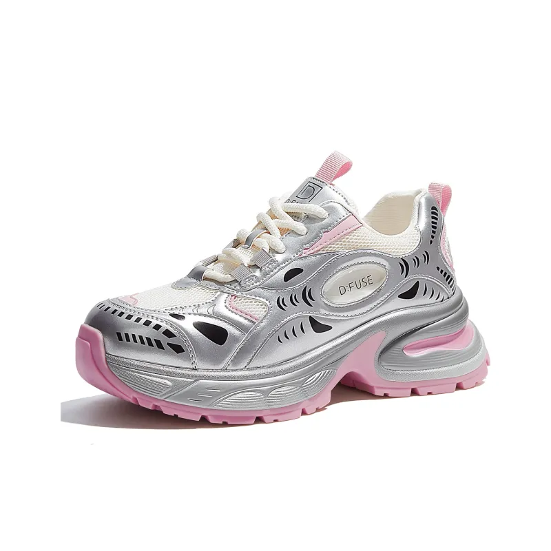 D:FUSE SCANDINAVIA Cushioning Anti-Slip And Wear-Resistant Low-Top Chunky Sneakers Women's-2