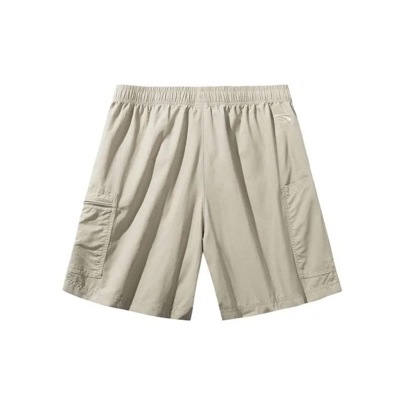 Anta Life Collection Casual Shorts Men's Beige Khaki-1