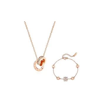 JUICY GRAPE Alloy Zircon Necklaces Women's