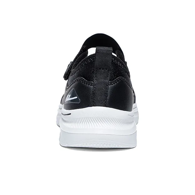 Warrior Comfortable Mom Shoes Lightweight And Breathable Low Top Casual Shoes Women's Black-2