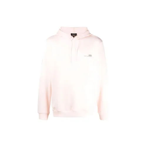 A.P.C Sweatshirts Unisex Light Pink