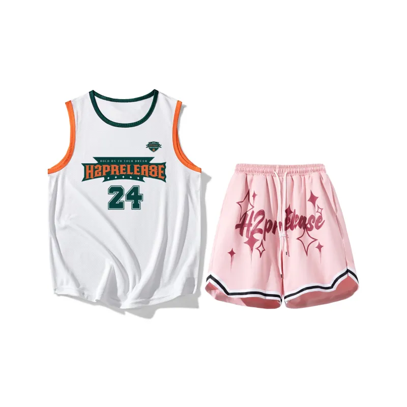 H2P Basketball Shorts Unisex-36