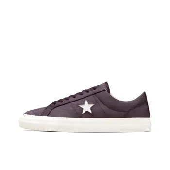 One Star Converse Pro Low 'Washed Canvas Black Cherry'