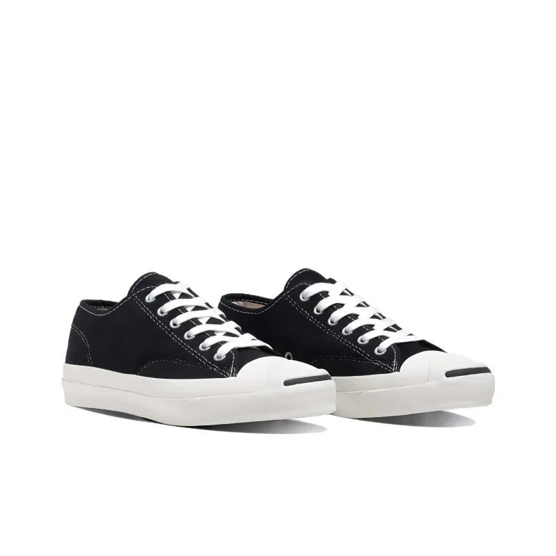 Converse Jack Purcell RET/SC Anti Slip Wear Resistant Low Top Skateboard Shoes Unisex Black White-2