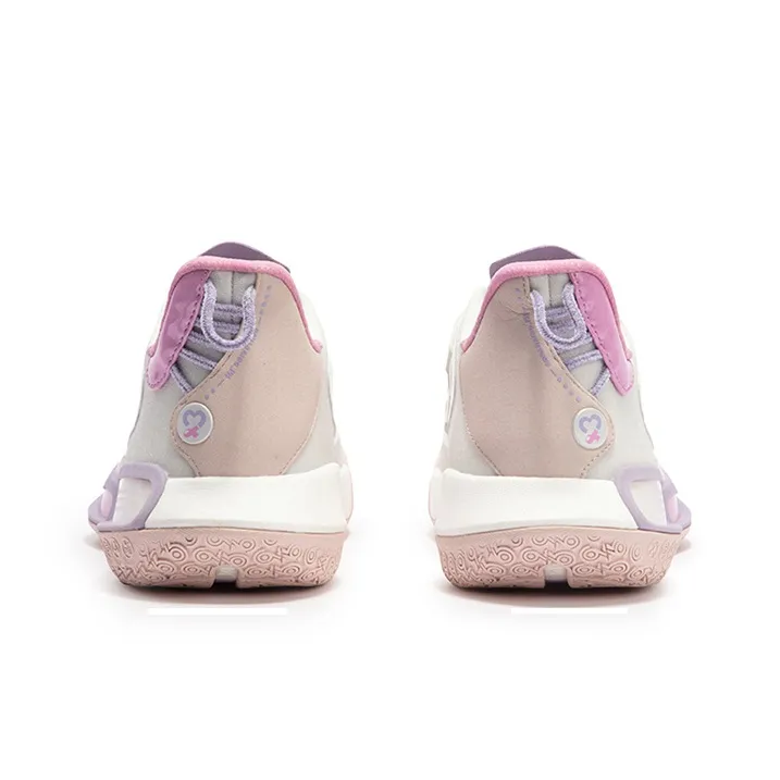 361° Super Nova 2.0 PRO Basketball Shoes Men Low Top Feather White/Digital Lavender-3