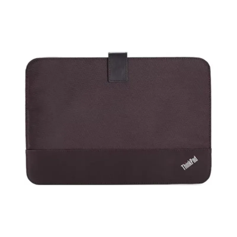Lenovo Canvas Laptop Sleeve Bag Accessory Unisex Brown-0