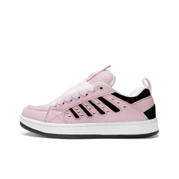BXGY Blissful Joy Puffy Shoes Durable Lightweight And Breathable Low Top Skateboard Shoes Women's Pink Black