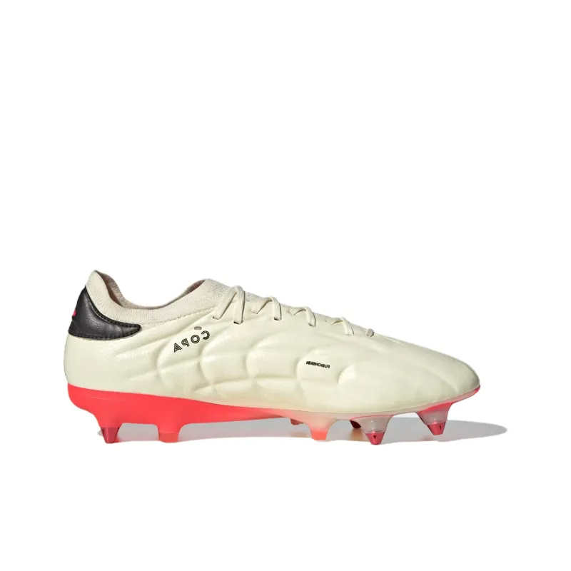 Adidas COPA PURE 2 SG Metal Long Studs Anti Slip And Wear Resistant Lightweight Soccer Shoes Unisex White Red-1